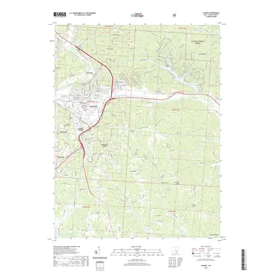 2019 Map of Athens, 2019 Print