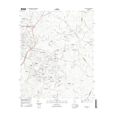 2014 Map of Athens East, 2014 Print
