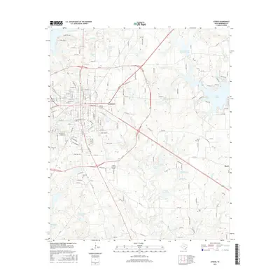 2016 Map of Athens, 2016 Print
