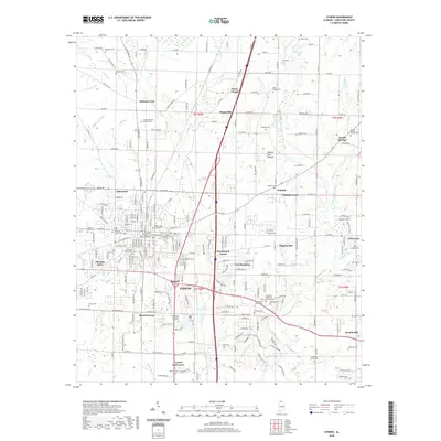 2020 Map of Athens, 2020 Print