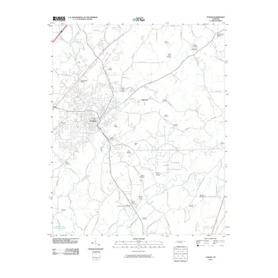 2010 Map of Athens, 2010 Print