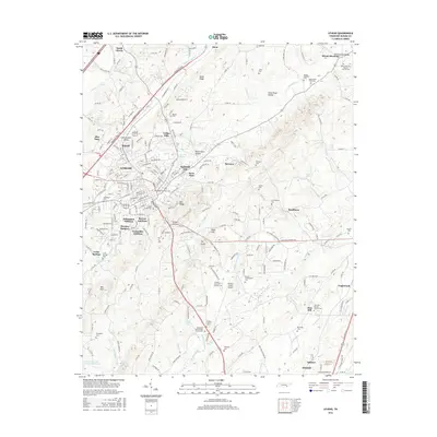 2016 Map of Athens, 2016 Print