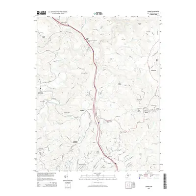 2014 Map of Athens, 2014 Print