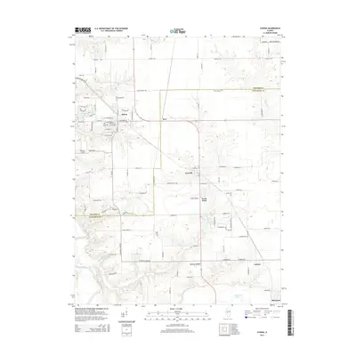 2015 Map of Athens, 2015 Print