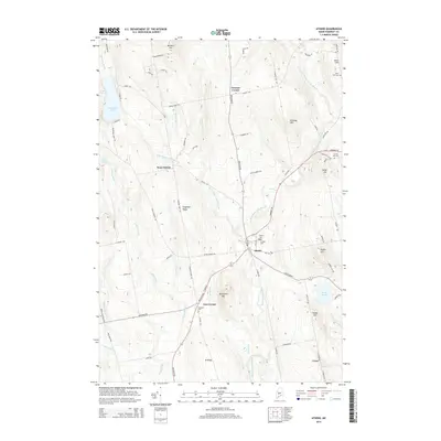 2014 Map of Athens, 2014 Print