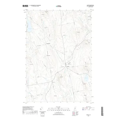 2018 Map of Athens, 2018 Print