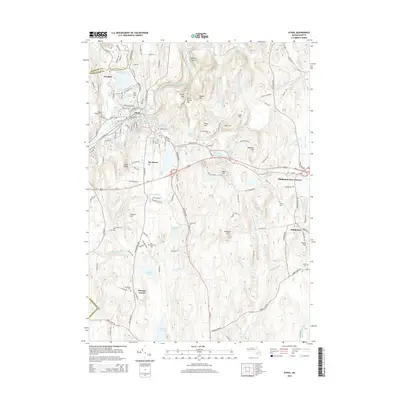 2015 Map of Athol, 2015 Print