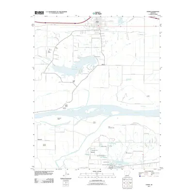 2011 Map of Atkins, 2011 Print