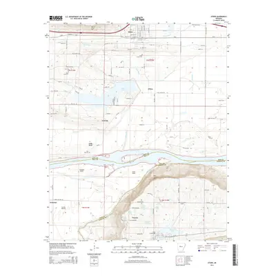 2014 Map of Atkins, 2014 Print