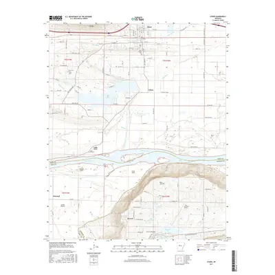2017 Map of Atkins, 2017 Print