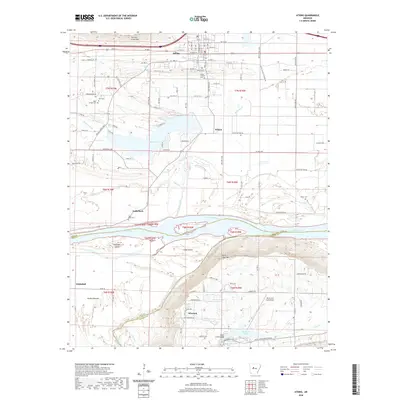 2020 Map of Atkins, 2020 Print