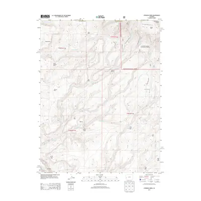 2013 Map of Atkinson Creek, 2013 Print