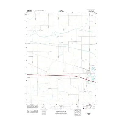 2012 Map of Atkinson, 2012 Print