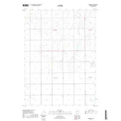2017 Map of Atkinson NW, 2017 Print