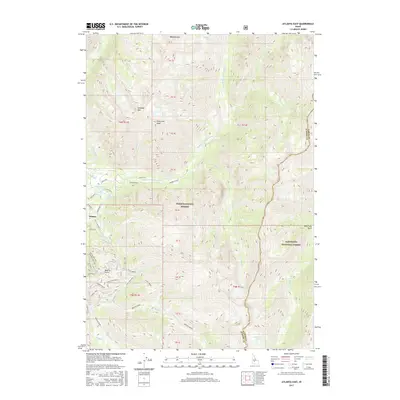 2017 Map of Atlanta East, 2017 Print