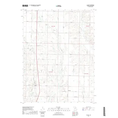 2017 Map of Atlanta, 2017 Print