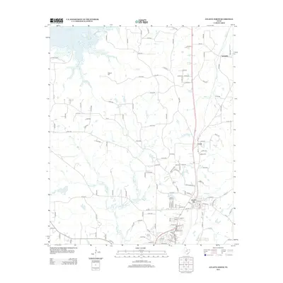 2012 Map of Atlanta North, 2012 Print