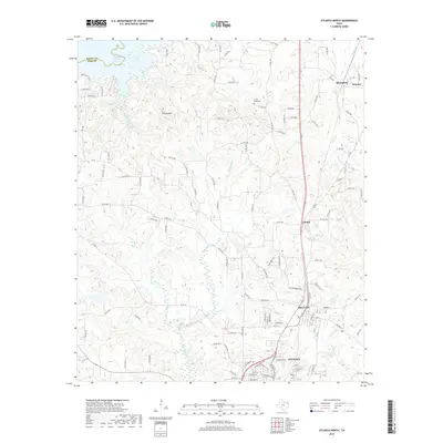 2019 Map of Atlanta North, 2019 Print