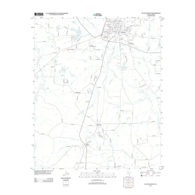 2013 Map of Atlanta South, 2013 Print