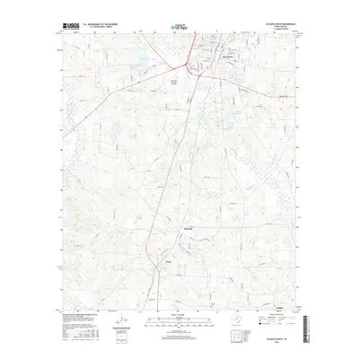 2016 Map of Atlanta South, 2016 Print