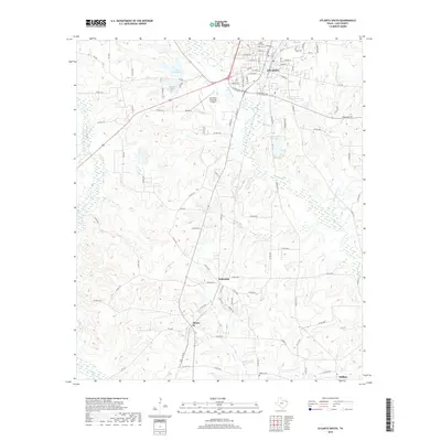 2019 Map of Atlanta South, 2019 Print