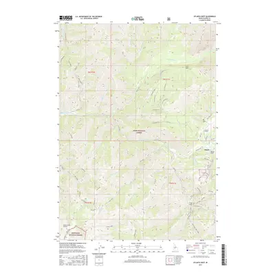 2017 Map of Atlanta West, 2017 Print