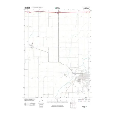 2010 Map of Atlantic, 2010 Print