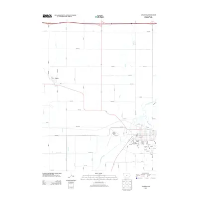 2013 Map of Atlantic, 2013 Print