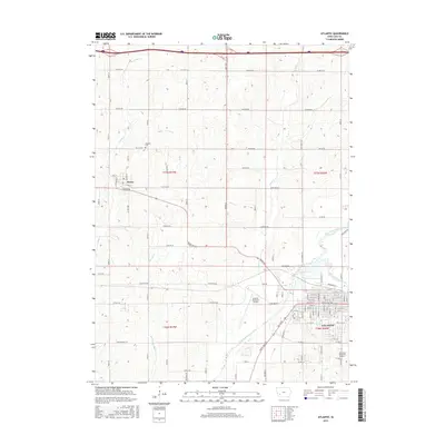 2015 Map of Atlantic, 2015 Print