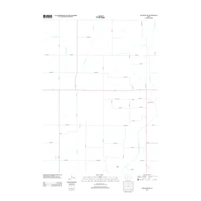 2013 Map of Atlantic SW, 2013 Print