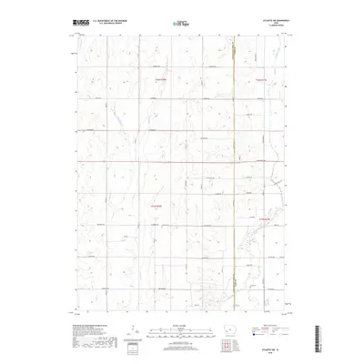 2018 Map of Atlantic SW, 2018 Print