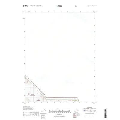 2017 Map of Atlin A-7 NW, 2017 Print