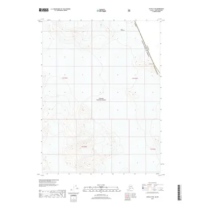 2017 Map of Atlin A-7 SW, 2017 Print