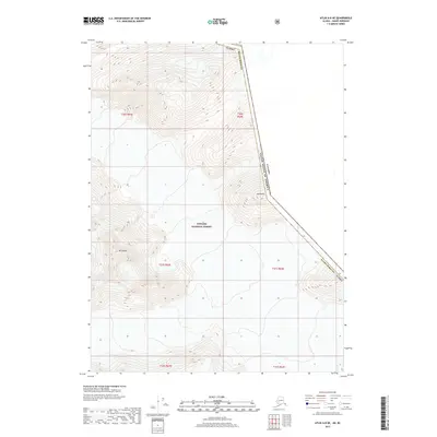 2017 Map of Atlin A-8 NE, 2017 Print