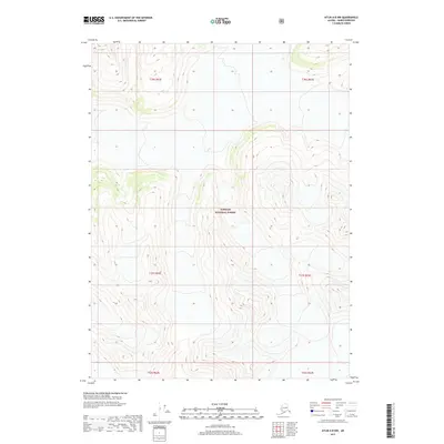 2017 Map of Atlin A-8 NW, 2017 Print