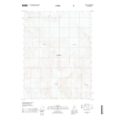2017 Map of Atlin A-8 SE, 2017 Print