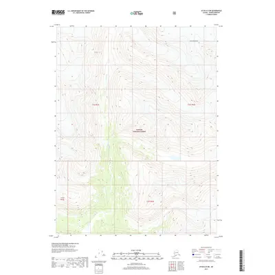 2017 Map of Atlin A-8 SW, 2017 Print