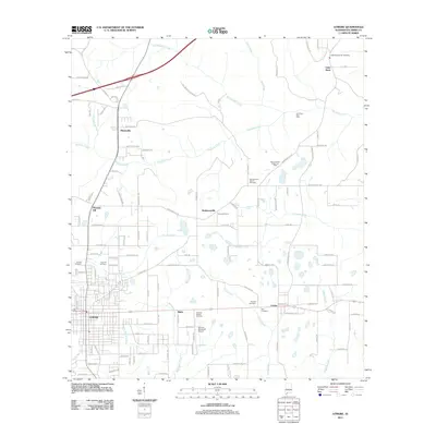 2011 Map of Atmore, 2011 Print
