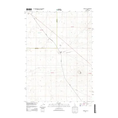 2013 Map of Atomic City, 2013 Print