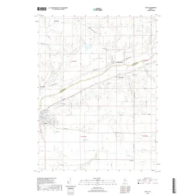 2019 Map of Attica, 2019 Print