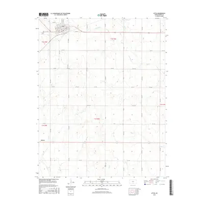 2015 Map of Attica, 2015 Print