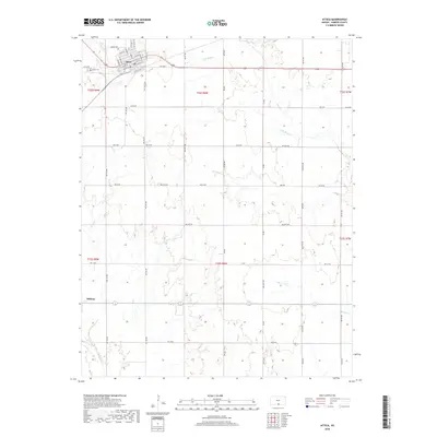 2018 Map of Attica, 2018 Print