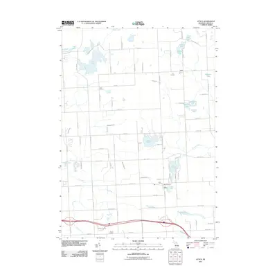 2011 Map of Attica, 2011 Print