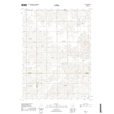 2018 Map of Attica, 2018 Print