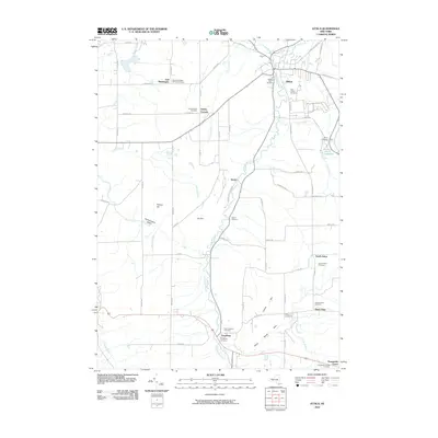 2010 Map of Attica, 2010 Print