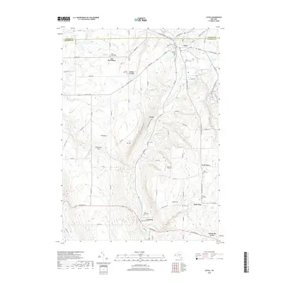 2019 Map of Attica, 2019 Print