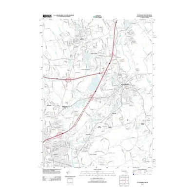 2012 Map of Attleboro, 2012 Print