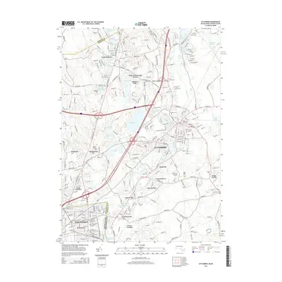 2015 Map of Attleboro, 2015 Print