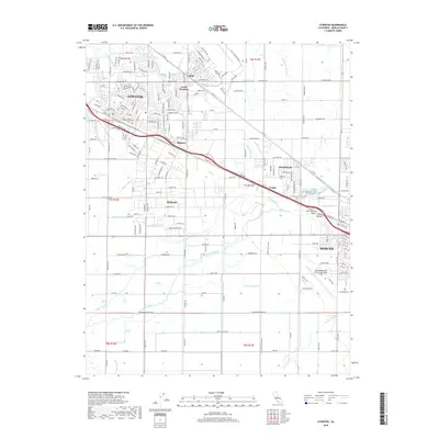 2018 Map of Atwater, 2018 Print
