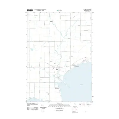 2011 Map of Au Gres, 2011 Print
